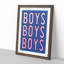 Boys Boys Boys - Picture Frame Typography-62806621-62806632