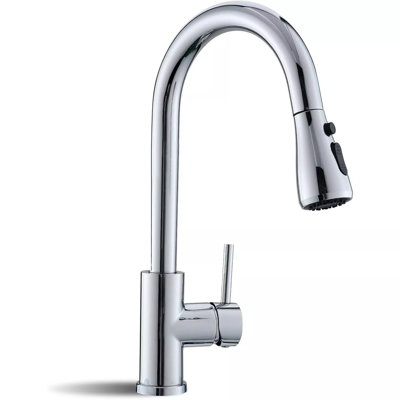 Kitchen Faucets, Kitchen Faucets with Pull Down Sprayer, High Arc Single Handle Stainless Steel Sink Faucets 1 Holes, Kitchen Sink Faucets for Farmhouse Camper Laundry Rv Bar