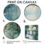 «Beige Green River Reflections Park Bridge I», art mural-1029005247-1029005241