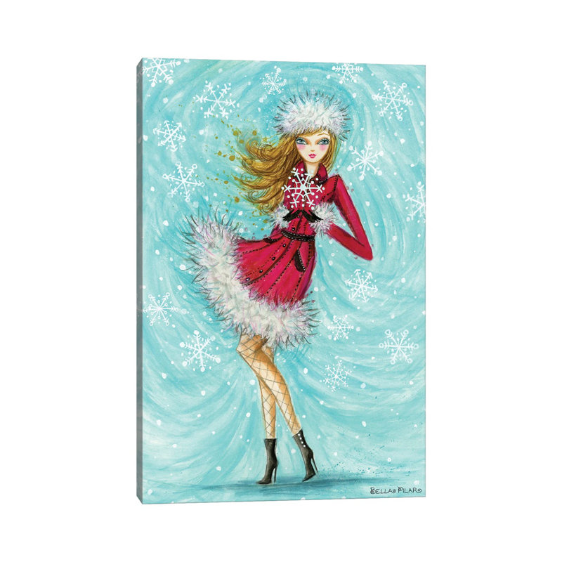 Blythe's Stunning Snowflake - reproduction d'art murale - toile tendue, H 26 po x l 18 po, Toile tendue, Ne s’applique pas