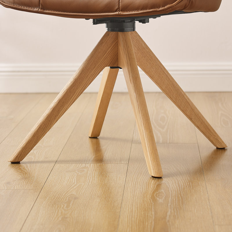 Leather Home Office Swivel Desk Chair