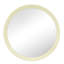Miroir transitionnel en bois de manguier - Illuminez votre mur rond de 20 po dans votre chambre-130830000