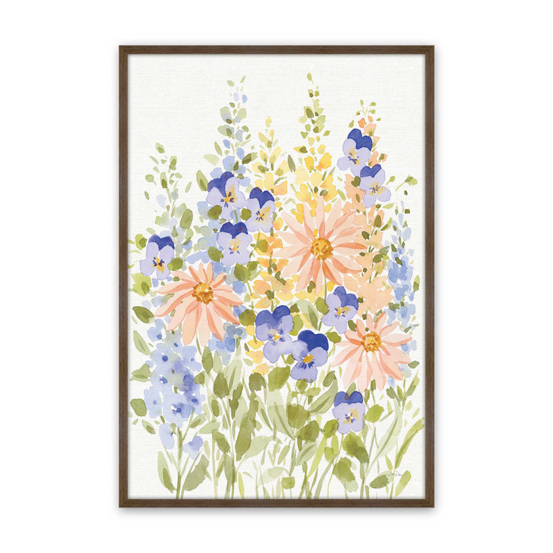 «Spring Celebration VI» par Katrina Pete, reproduction d'art, Brun, H 24 po x l 18 po
