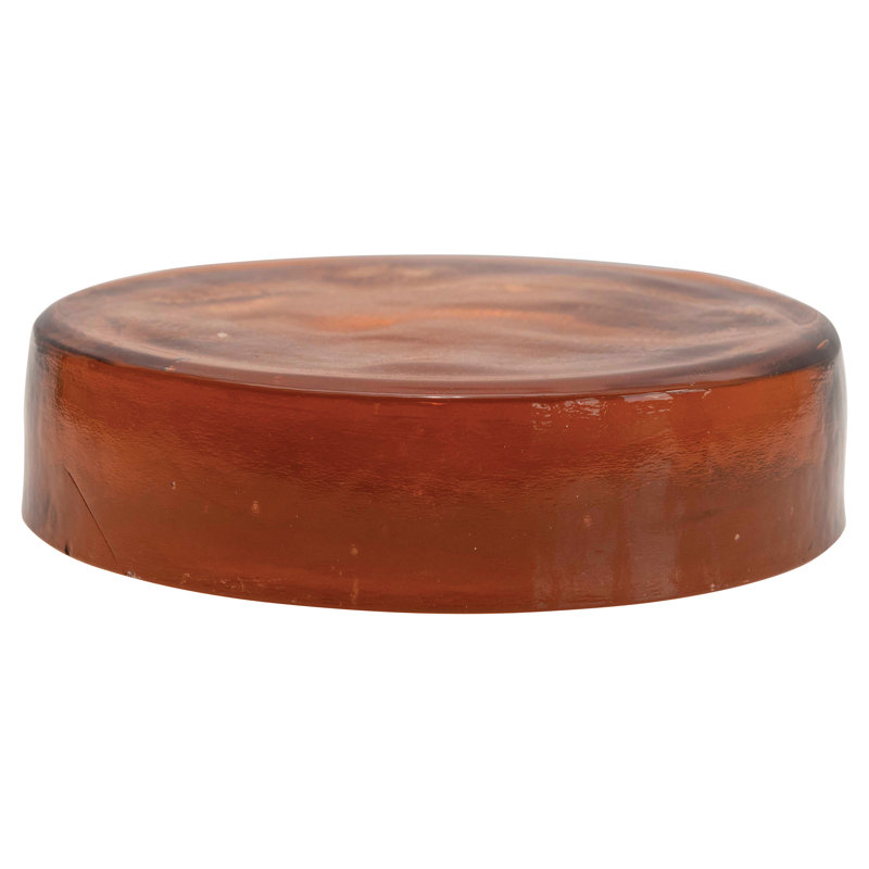 Glass Decorative Tray, 5.08cm H x 20.32cm W x 20.32cm D, Clear