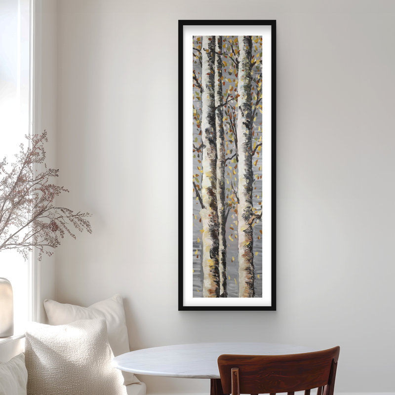 Blossoming Birches | Office Seasons Framed Matted Print