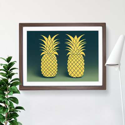 Abstract Pineapple Art Vol.1 - Framed Print