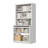 Brusnice 71" H x 37" W Standard Bookcase with 5-Tiers Shelf-1811432143