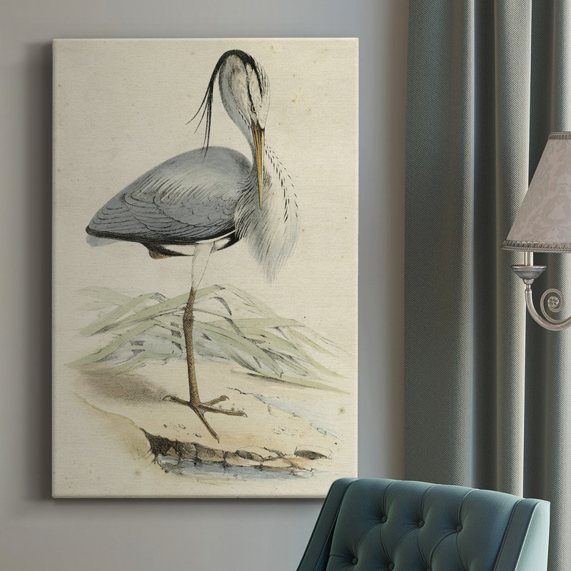 - Peinture sur toile tendue, H 27 po x l 16 po x P 1 po