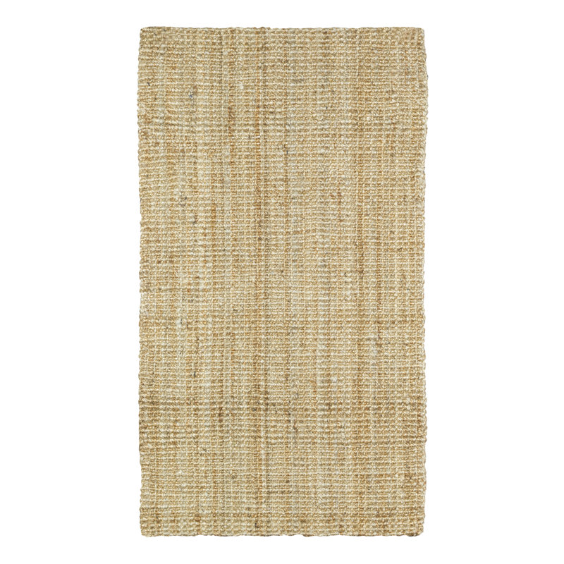 Nessa Solid Colour Jute / Sisal Hand Woven Area Rug, Rectangle 140 x 200cm