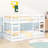 Wooden Bunk Bed With Slats And Ladder-1401976026-1401976036