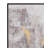About Town Abstract Canvas Art with Gold Accents in Sleek Black Frame