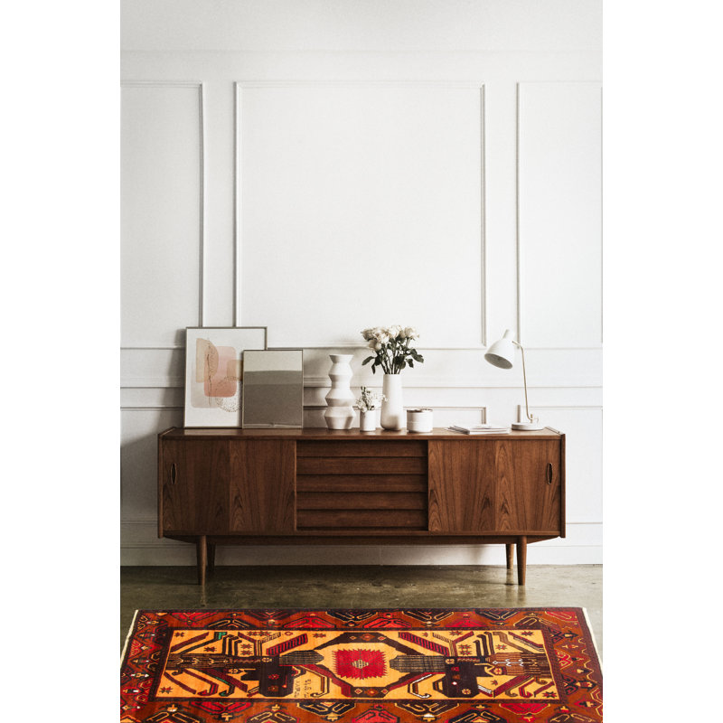 Tapis brun clair Teimani 3 pi 4 po x 6 pi 3 po
