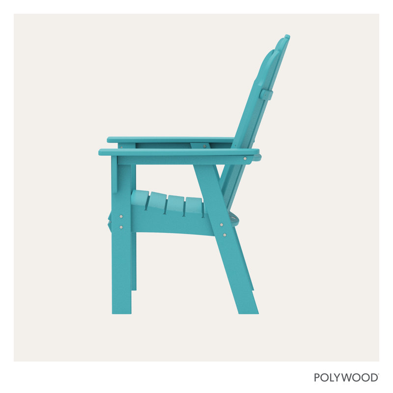 Chaise Adirondack POLYWOOD Vineyard Curveback, Aruba