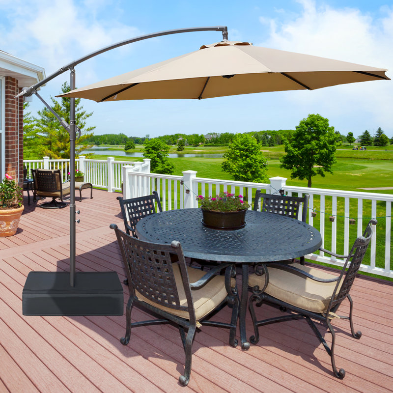 305cm Tilt Cantilever Parasol, Khaki