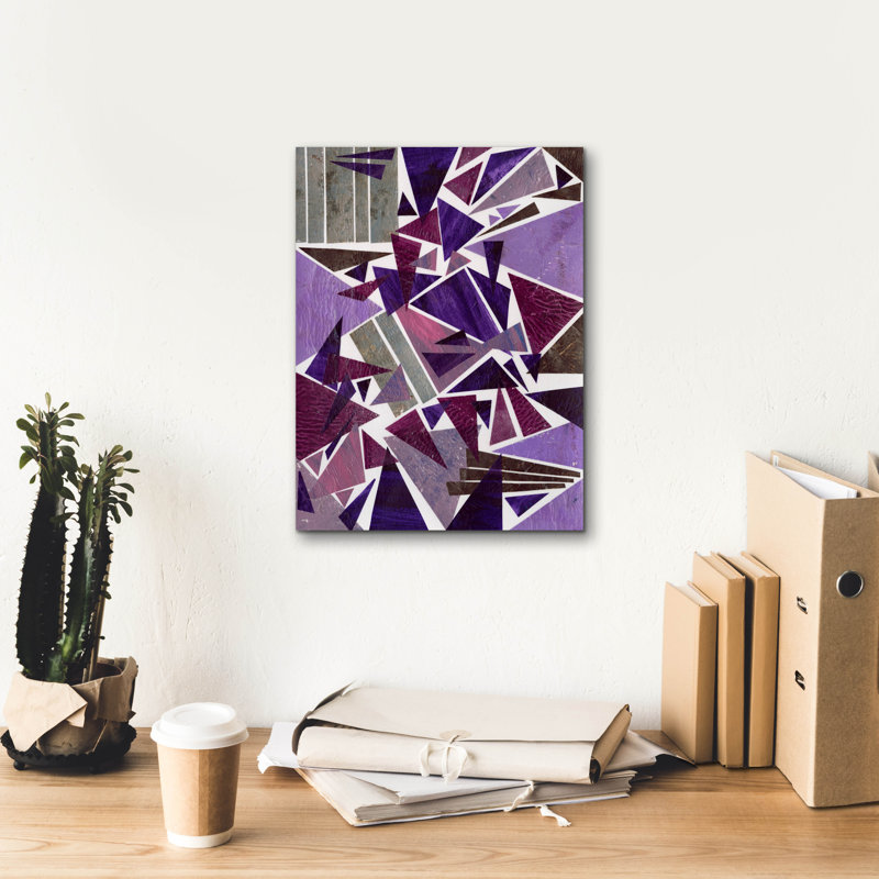 «Purple Dream I» par Regina Moore, H 16 po x l 12 po x P 0,75 po