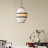 1-Light Pendant Light Minimalist Fabric-1098498798