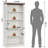 70" Tall Bookshelf,5-Tier Thick Wooden Book Shelf With Adjustable Shelves,Free Standing Farmhouse Bookcase With Open Display Storage,Floor Vintage Bookshelves For Living Room,Office-703091916-703091915