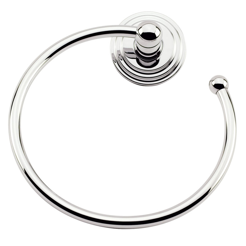 Chelsea Towel Ring, Polished Chrome