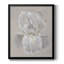 Toile de qualité supérieure avec cadre iris blanc I - prête à être accrochée-1728100393-1728100392