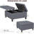 Pirja Faux Leather Ottoman-686220642