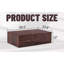 Table basse 39,3 * 23,6 * 12 pouces en grain de bois de noyer aggloméré-358162127-358162160-358162167