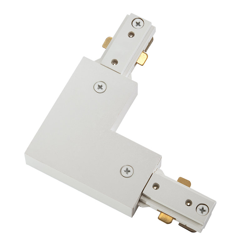 L Connector, White