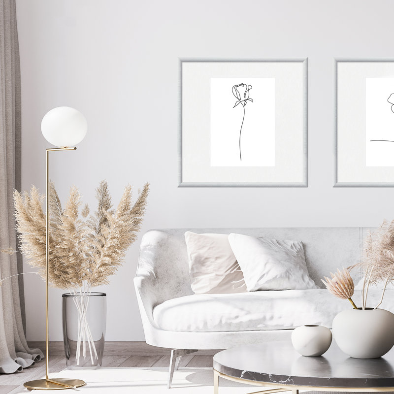 Cadre photo en bois, 8 po x 10 po, 16 po x 20 po, Blanc