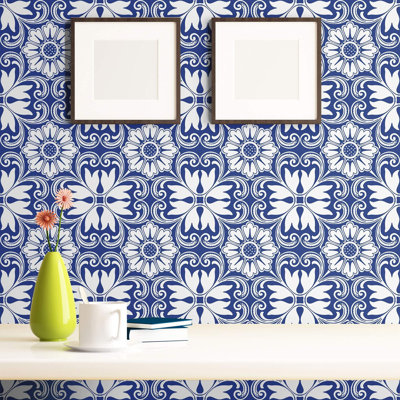 Peel & Stick Floral Tile