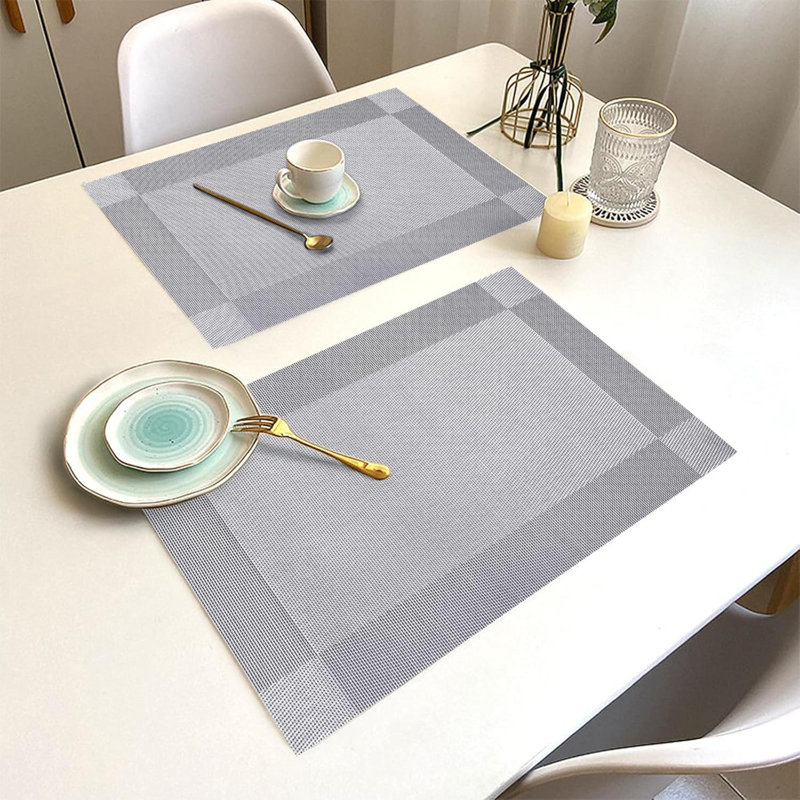 Ensemble de 6 napperons lavables et essuyables pour la table de salle à manger