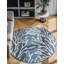 Tapis bleu contemporain Azilynn-598099876