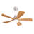 Hot Sales 42 Inch Modern Ceiling Fans With Lights And Remote Control, 5 Solide Wood Blades, Reversible DC Motor-235521078-235521079
