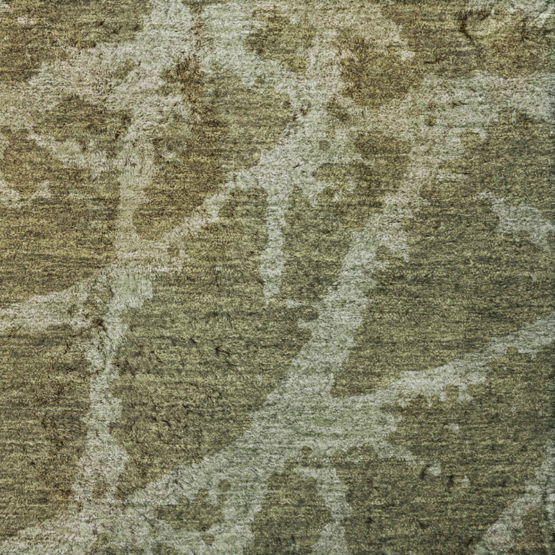 Tapis craquelé de première qualité ADS501, Olive, 3 pi x 5 pi