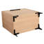 Base de meuble-lavabo 30 po, armoire couleur chêne, rangement spacieux, bois d'ingénierie, portes de conception américaine de 30 po pour les articles,-731259579