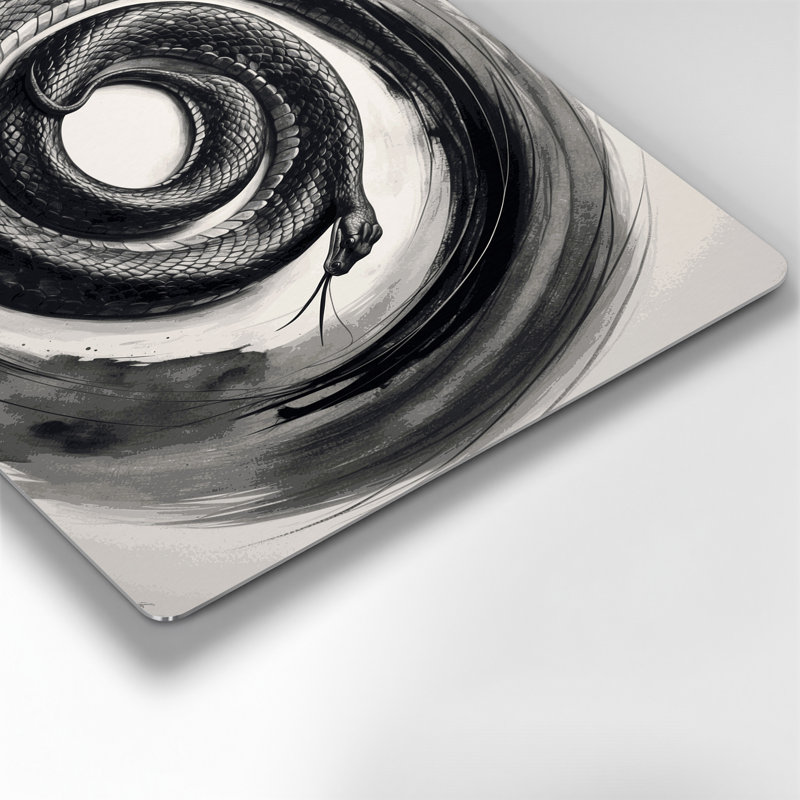 Faune noire, art mural gris en métal