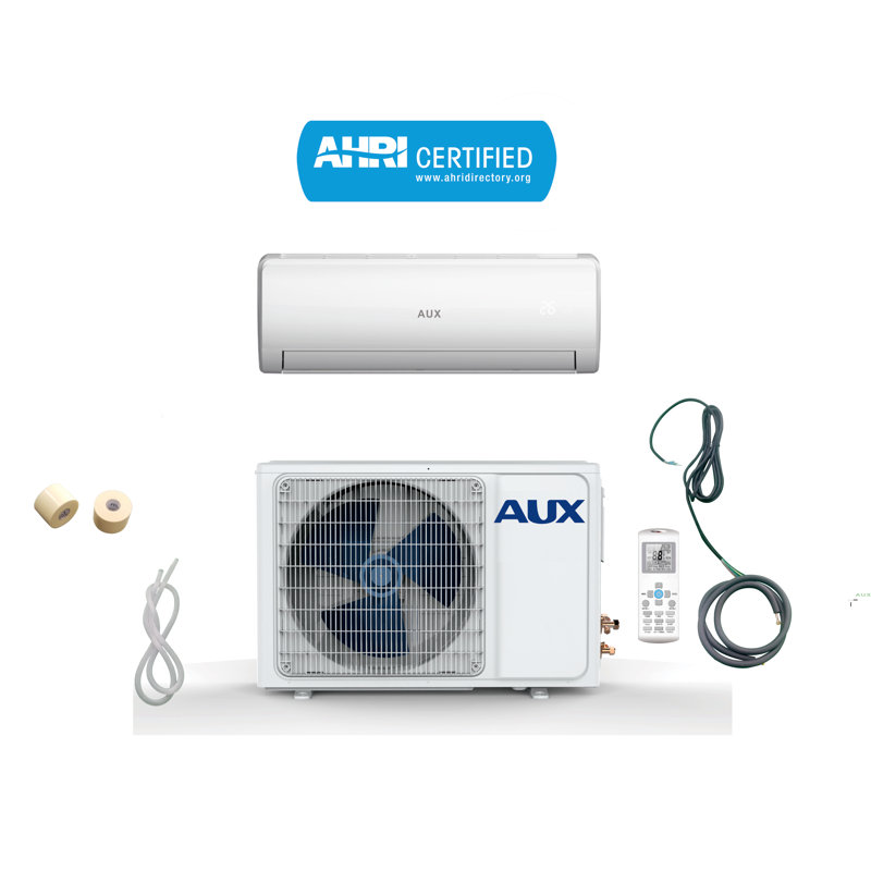 Aux 36000 BTU White Ductless Mini Split Air Conditioner with Heat Pump