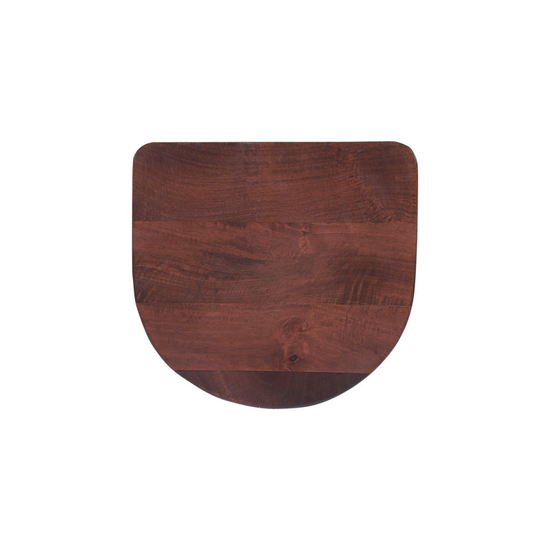 Evis Counter Stool with Metal Frame, Brown, Bar Stool (30" Seat Height)
