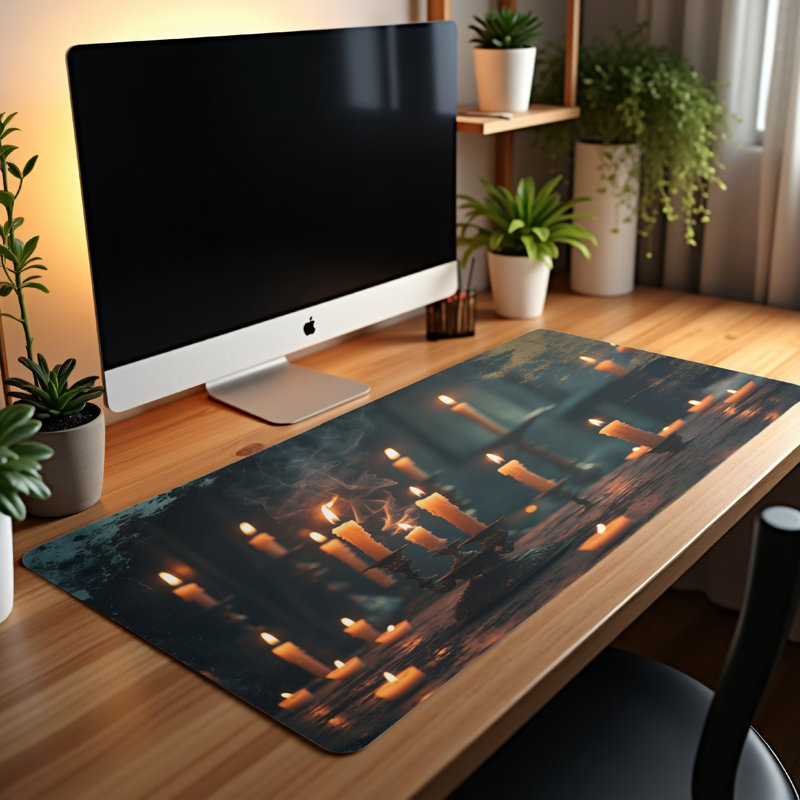 Polyester Desk Pad, 23.6x13.8