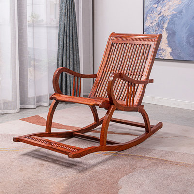 Beautiful solid wood home casual rocking chair