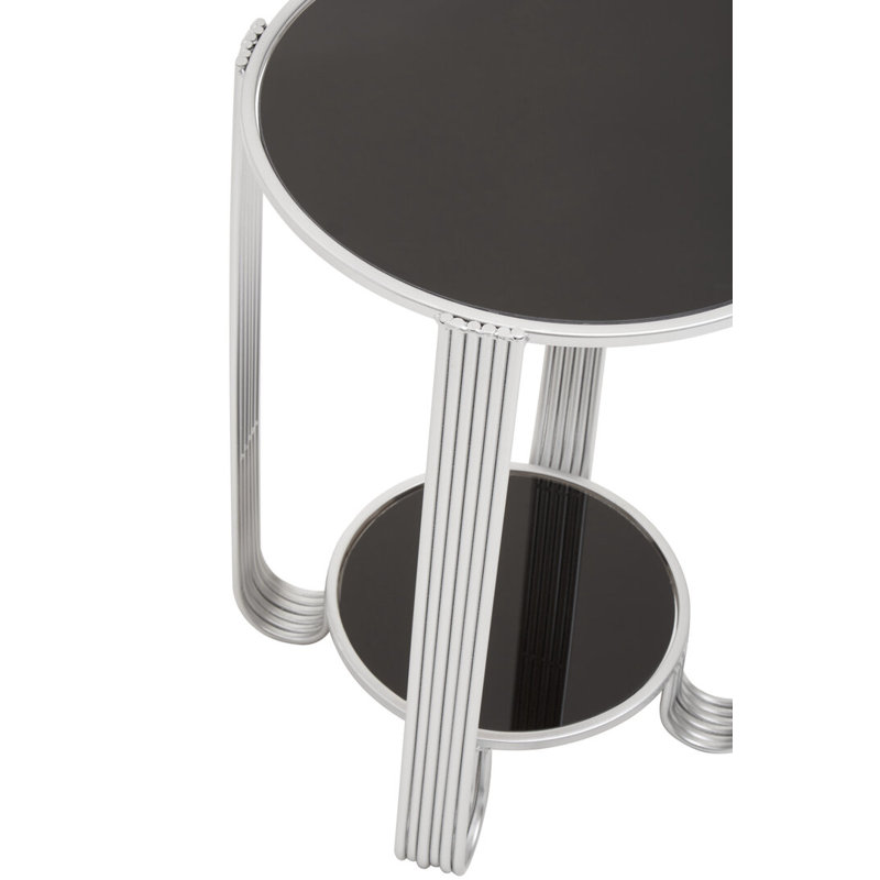 Glass Top End Table