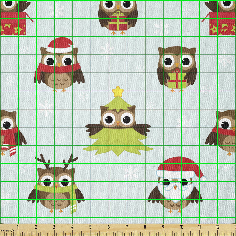 Destane Colourful Birds with Different Expressions Multi-Purpose Fabric