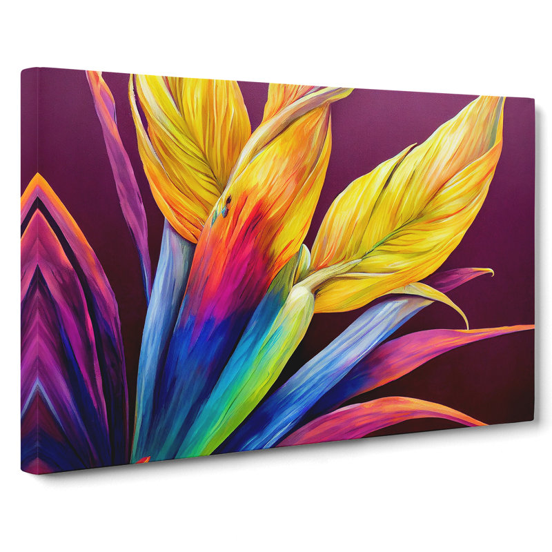 Royal Bird Of Paradise - Wrapped Canvas, 40cm H x 60cm W x 3cm D