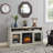 Contemporary TV Media Stand Modern Entertainment Console With 18" Fireplace Insert For TV Up To 65" With Open And Closed Storage Space, 60"W*15.75"D*29"H-2034690626