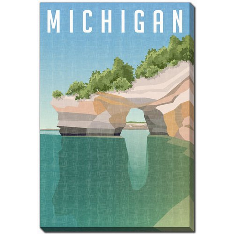 Affiche de Michigan State, H 28 po x l 22 po