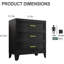 Armoire de rangement pour commode 3 tiroirs WINIOWA-109552893