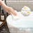 Glossy White 59" Freestanding Soaking Bathtub Made From Solid Surface, Spa - Like Bathing, Comfortable Shoulder Soak, Leak Proof Pop Up Drain Of With Extra Wide Stretch Room, Immersive Experience,