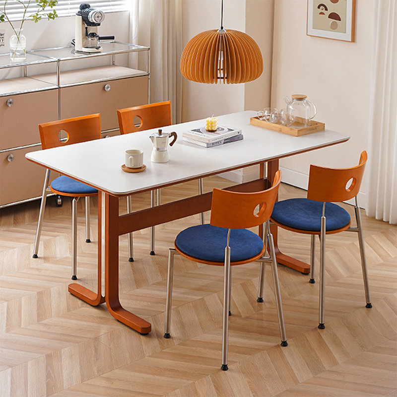 Table de salle à manger Cherry, H 29,53 po x L 55,12 po x l 31,5 po, Cerisier
