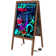 Weybridge Freestanding Glass Reversible Large - 6' - 8' Chalkboard