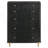 Anser Black 5-Drawer Chest-824850628