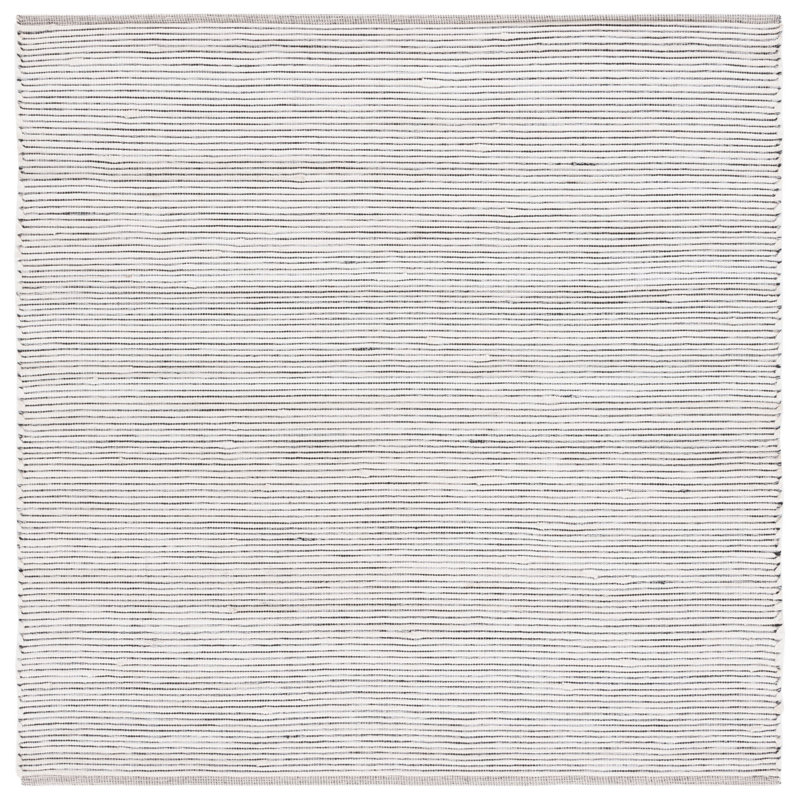 Tapis en coton tissé à plat Lilia-Mae, Carré 6 pi