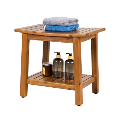 20'' W Teak Shower Bench